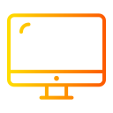 monitor de televisión icon