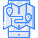 mapa móvil icon