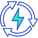 energía renovable icon