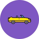 coche descapotable icon