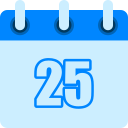 número 25 icon