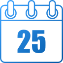 número 25 icon