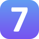 numero 7 icon