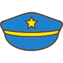 politie hoed icoon