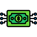 dinero digital icon