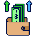 gastando dinero icon