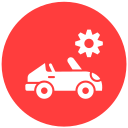 servicio de auto icon