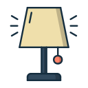 Desk lamp icon