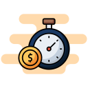 el tiempo es dinero icon