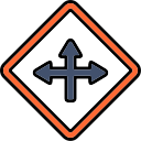 intersección 