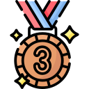 medalla de bronce icon