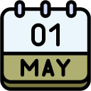 fecha del calendario icon