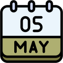 fecha del calendario icon