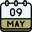 fecha del calendario icon