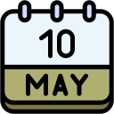 fecha del calendario icon