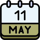 fecha del calendario icon