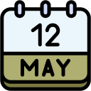 fecha del calendario icon