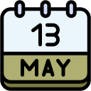 fecha del calendario icon