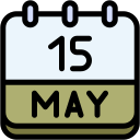 fecha del calendario icon