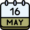 fecha del calendario icon