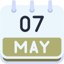 fecha del calendario icon