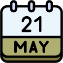 fecha del calendario icon