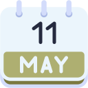 fecha del calendario icon