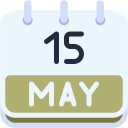 fecha del calendario icon