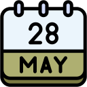 fecha del calendario icon