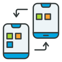 transferencia de datos icon