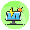 energía solar icon