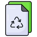 reciclaje de papel icon