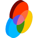 círculo de color icon