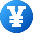 símbolo de yen icon