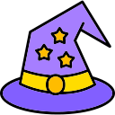 sombrero de mago icon