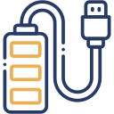 concentrador usb icon