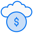 dinero en la nube icon