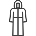 traje protector icon