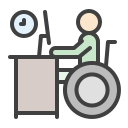 ícone de cadeira de rodas 
