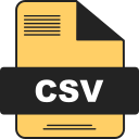 archivo .csv icon