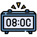 reloj digital icon