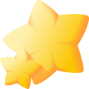 estrella 3d icon