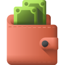 billetera 3d icon