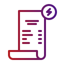 factura de electricidad icon