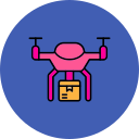 entrega de drones icon