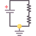 circuito divisor de resistencia icon