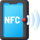 tecnología nfc 3d icon