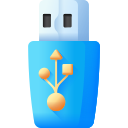 usb 3d icon