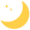 luna y estrellas icon