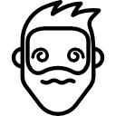 hipster hipnotizado icon